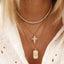 Radiant Star Pendant - White Opal