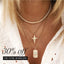 Radiant Opal Necklace Stack - White
