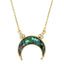 Titania Crescent Necklace - Abalone