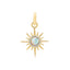 Starburst Charm - White Opal