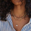 Tennis Necklace- Pearl - 16 inch