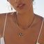 Titania Crescent Necklace - Abalone