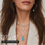 Signature Star Stack - MOP/Turquoise