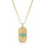Radiant Eye pendant - Blue Opal