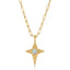 Radiant Star Pendant - White Opal