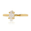 Comet Gemstone Ring - White Cat's Eye