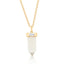 Stardust Crystal Pendant - White Cat's Eye