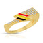Bowie Signet Ring - Neon