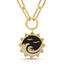 Malibu Pendant with charm clip chain - Black Onyx