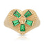 Modern Love Signet - Emerald