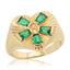 Modern Love Signet - Emerald