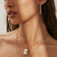 Teardrop Tennis Drop Earring- Turquoise