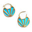 Moonage Hoops- Turquoise