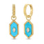 Guardian Hoops- Turquoise