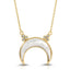 Titania Crescent Necklace - Mother of Pearl