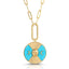 Moonage Drop Pendant- Turquoise