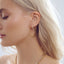 Pearl Huggie Hoops