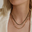 Tennis Necklace- Abalone - 16 Inch