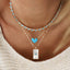 Oh My Heart necklace - Turquoise