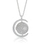 Luna Locket - Rhodium Silver