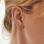 Gothic Cross Studs - Black