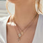 Divine Mary Necklace - Mother of Pearl