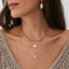 Divine Mary Necklace - Mother of Pearl