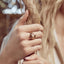 Supernova Ring Set - Blue Tourmaline