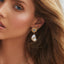 Supernova Baroque Pearl Drop Earring - Blue Mother of Pearl