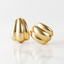 Triple Dome Hoops - Gold