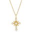 Gothic Cross Pendant - Pearl