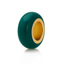 Enamel Charm Spacer - Emerald Green