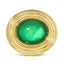 Saturn Statement Ring - Green Mother of Pearl/Gold