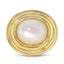 Saturn Statement Ring - Mother of Pearl/Gold