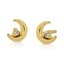 Crescent Star Studs