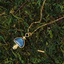 Starry Shroom Charm Necklace - Blue Mother of Pearl