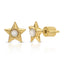Lucky Star Studs - Mother Of Pearl