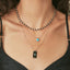 Starman Pendant- Black Onyx/Turquoise