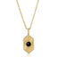 Radiant Hexagon Pendant - Black Onyx