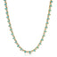 Teardrop Tennis Necklace- Blue Opal - 15.5 Inch