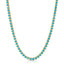 Tennis Necklace- Blue Opal - 16 Inch