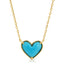 Oh My Heart necklace - Turquoise