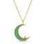 La Lune Pendant - Teal Green