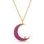 La Lune Pendant - Amethyst