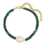 Sofia Baroque Pearl Beaded Bracelet - Emerald