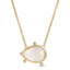 Starlight Horizon Necklace - White Cat's Eye