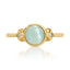 Starlight Gemstone Ring - Mint Cat's Eye