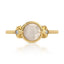 Starlight Gemstone Ring - White Cat's Eye