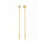 CZ threader earring