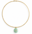 Amazonite Round Charm Choker